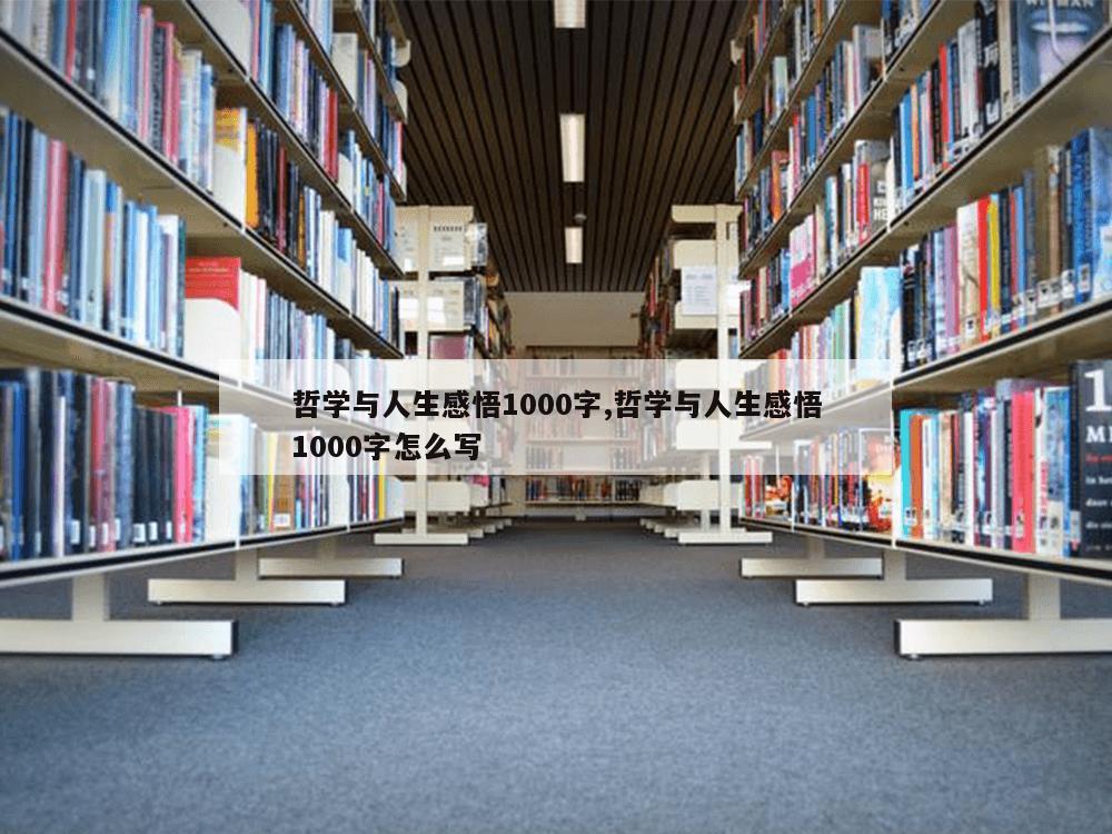 哲学与人生感悟1000字,哲学与人生感悟1000字怎么写